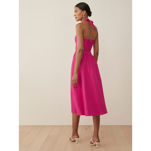 NWOT Reformation Orzo Two Piece Linen set - Picture 2 of 15